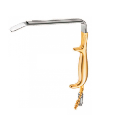 Ferreira Breast Retractor with Fiber Optic Light - 108mm length 22mm Wide Blade - Plastic surgery instruments