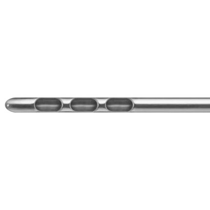 Spiral Three Port Harvester Cannula